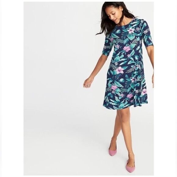 NWT Old Navy Jersey Swing Dress for Women XS - Picture 1 of 8